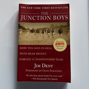 The Junction Boys Book - Red Cover